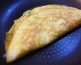長ねぎ卵焼き、バジル味。作り方3写真