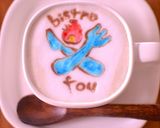 bistro fou ラテアート作り方9写真