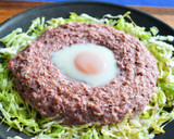イカゲソと長芋（大和芋）の和風ハンバーグ作り方5写真