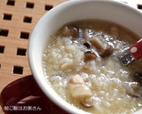 炊飯器で簡単！鶏としめじのお粥さん作り方1写真