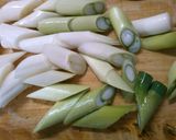 簡単！　豆腐　ネギ　鶏ひき肉の　和風煮♪作り方1写真