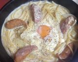 豆乳スープのカルポーナーラ作り方5写真