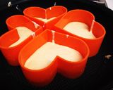 ハート型ホットケーキ♪ふわふわ〜(^^)作り方3写真