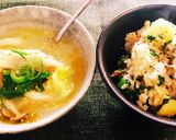 春菊とじゃが芋とツナのほくほく炊き込み飯作り方6写真