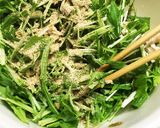 ザーサイと水菜のごまサラダ作り方4写真