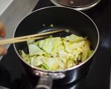 かんたんペペロンチーノ風オイリーパスタ作り方3写真