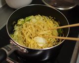 かんたんペペロンチーノ風オイリーパスタ作り方4写真
