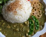 カフェ飯＊小松菜と麩の和風グリーンカレー作り方8写真