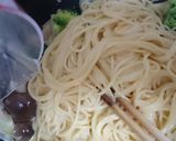 牛乳とチーズの野菜たっぷりカルボナーラ作り方9写真