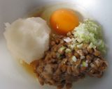 ふわふわ納豆パスタ作り方1写真