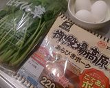中華風ソーセージとほうれん草の炒めもの♪作り方1写真