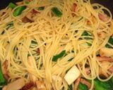 菜の花とベーコンのパスタ作り方7写真