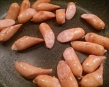 中華風ソーセージとほうれん草の炒めもの♪作り方5写真