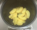 炊飯器でリンゴのコンポート作り方2写真