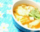 鶏挽肉とセロリの☆水餃子キムチ酢～プ♪♪作り方5写真