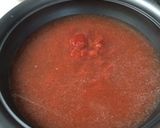 【簡単】和風ヘルシー鶏団子トマト鍋作り方5写真