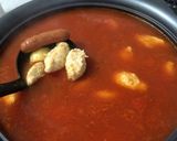 【簡単】和風ヘルシー鶏団子トマト鍋作り方6写真