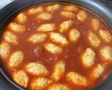 【簡単】和風ヘルシー鶏団子トマト鍋作り方7写真