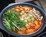 【簡単】和風ヘルシー鶏団子トマト鍋作り方8写真