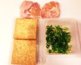 厚揚げと鶏肉の黒酢ごま和え作り方1写真