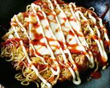 混ぜて焼くだけ♪包まないオムソバ♪作り方4写真