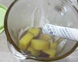 ＊簡単＊さつまいも甘煮で芋羊羹作り方3写真