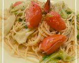トマトとレタスのパスタ♪作り方10写真