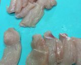 鶏むね肉の甘辛焼き♡作り方2写真