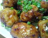 鶏団子★ご飯がすすむ甘酢醤油味★作り方5写真