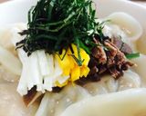 韓国家庭料理 お餅入りマンドゥックスープ作り方10写真