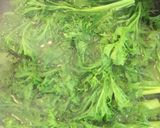 わさび菜のわさび和え作り方1写真