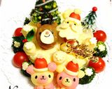 ハム薔薇とくまちゃんのポテトサラダケーキ作り方12写真