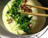 穴子と三つ葉のとろ〜り豆腐丼作り方6写真
