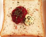 簡単食パンアレンジ♡チーズピザトースト作り方4写真