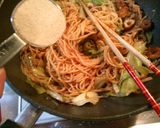 野菜でかさまし、私の焼きそば作り方5写真