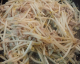 塩炒り卵で♪三つ葉ともやしの豚バラ炒め作り方4写真