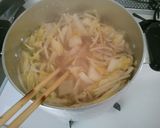 簡単！　もやしと　白菜　卵の　味噌煮込み作り方4写真