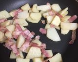 ポテトとベーコンとほうれん草のチーズ焼き作り方3写真