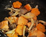 春野菜とサーモンのクリームオムライス作り方5写真