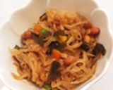 m節分豆で大豆と昆布の煮物作り方7写真