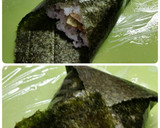 半熟卵と焼きそば味のおにぎらず作り方5写真