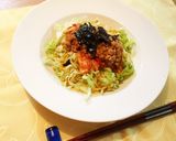超簡単キムチ納豆冷麺作り方5写真