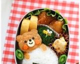 おにぎりの上のくまちゃん＊キャラ弁作り方6写真