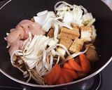 野菜&旨味たっぷり♡具だくさん味噌煮込み作り方3写真