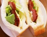 簡単☆焼き豚とチーズのサンドイッチ作り方2写真