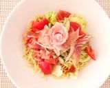 プチ贅沢♡生ハムごぼうサラダ冷やし中華作り方4写真