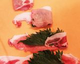 豚ロース薄切り肉で大葉と桜えびのピカタ♪作り方1写真