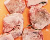 豚ロース薄切り肉で大葉と桜えびのピカタ♪作り方2写真