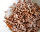 マルちゃん正麺で作る、こく旨肉そぼろ麺作り方2写真