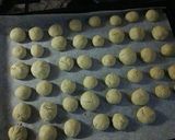 抹茶のスノーボールクッキー作り方4写真